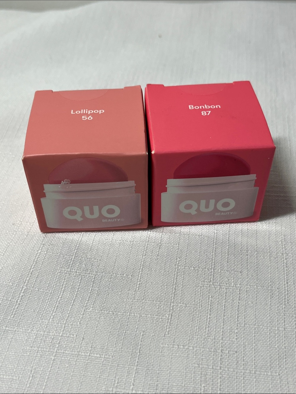 Quo Beauty Cheek & Lip Multi-Balm Duo – Shades Lollipop 56 & Bonbon 87 – new
